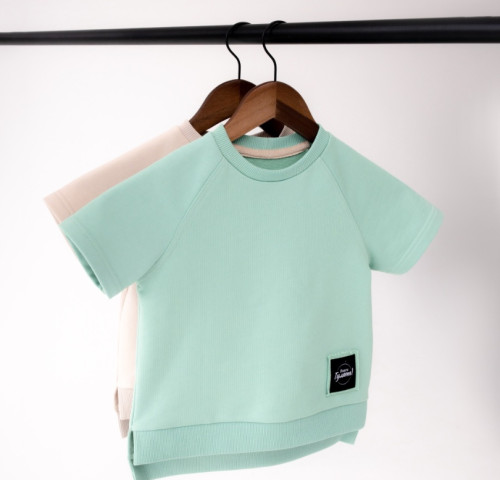 Свитшот с коротким рукавом, аквамарин